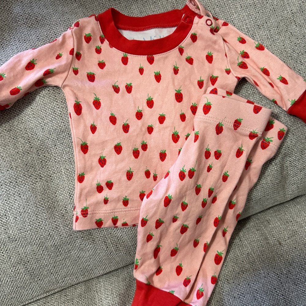 Strawberry Baby LAKE pajamas